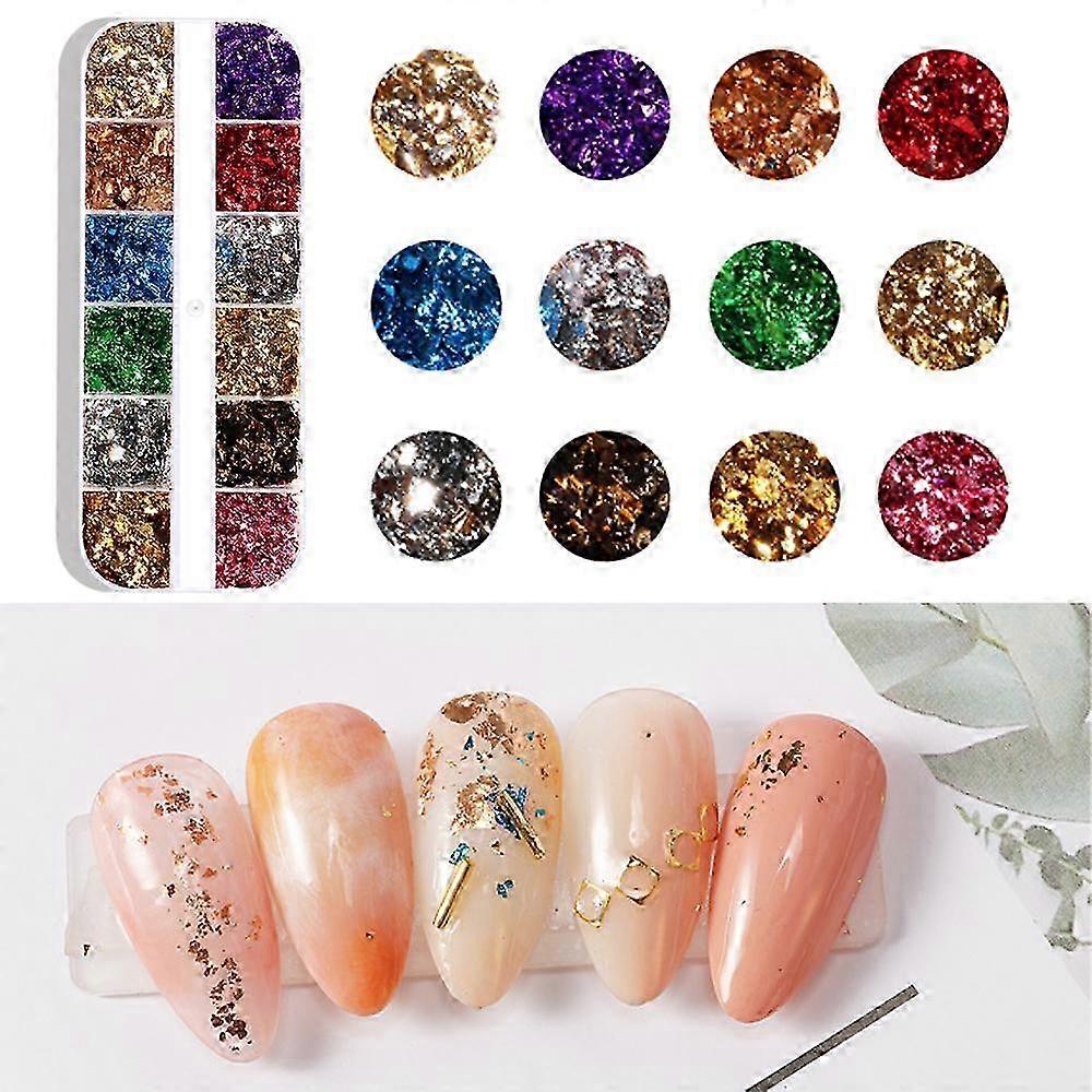 Easy Apply Holographic 3D Nail Sheets