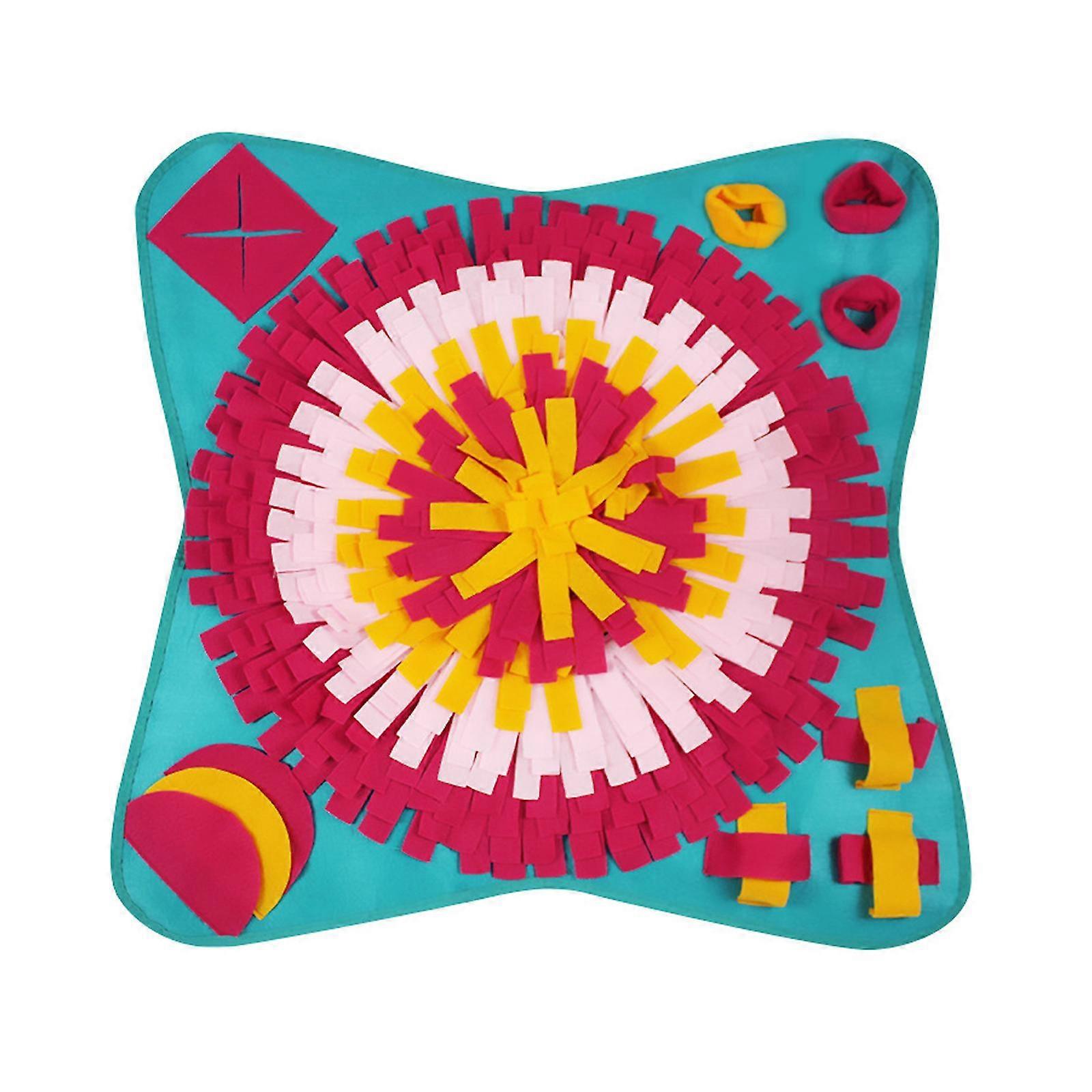 Dog Nose Work Mat Soft Flower Shape