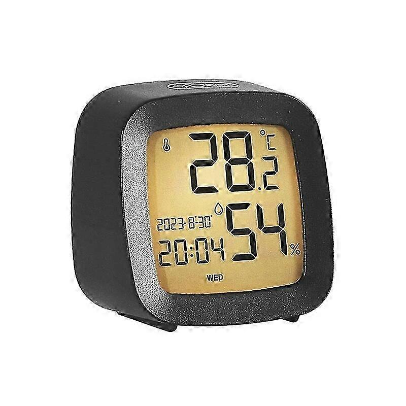 Compact LED Alarm Clock with Climate Display