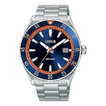 Lorus Gents Blue & Orange Contrast 42 mm Sports Watch RS953DX9
