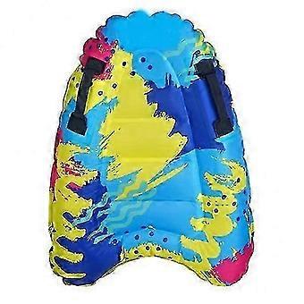 2xPortable Inflatable Surf with Handle Swimming Floating Mat Multi