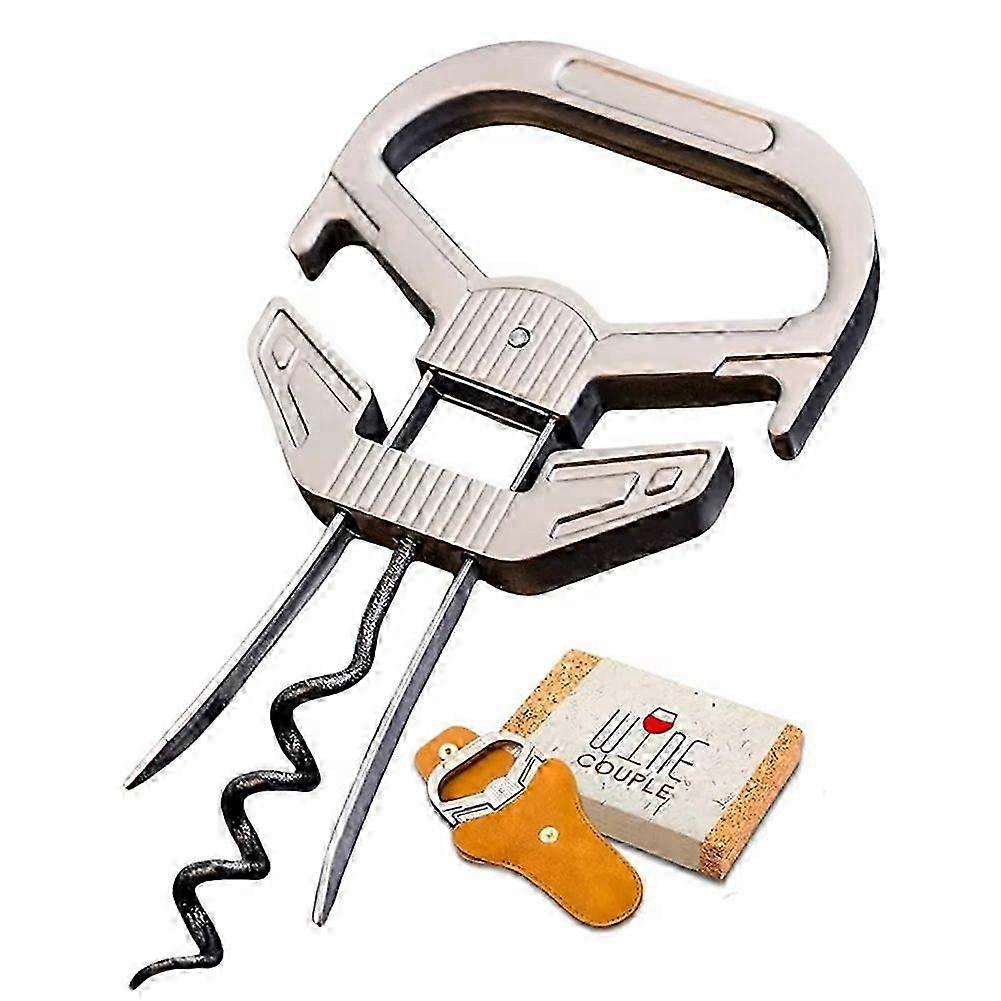 Stabilised Two-Prong Cork Puller Silver