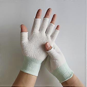 Cycling Gloves Anti-slip Sports Yoga Men Women Half Finger Breathable Anti-shock Bicycle Fishing