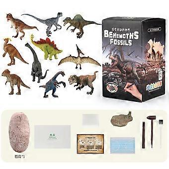 Dinosaurusten kaivauslelu X808 Opetuksellinen arkeologinen kaivaussarja realistisilla fossiililöydöillä