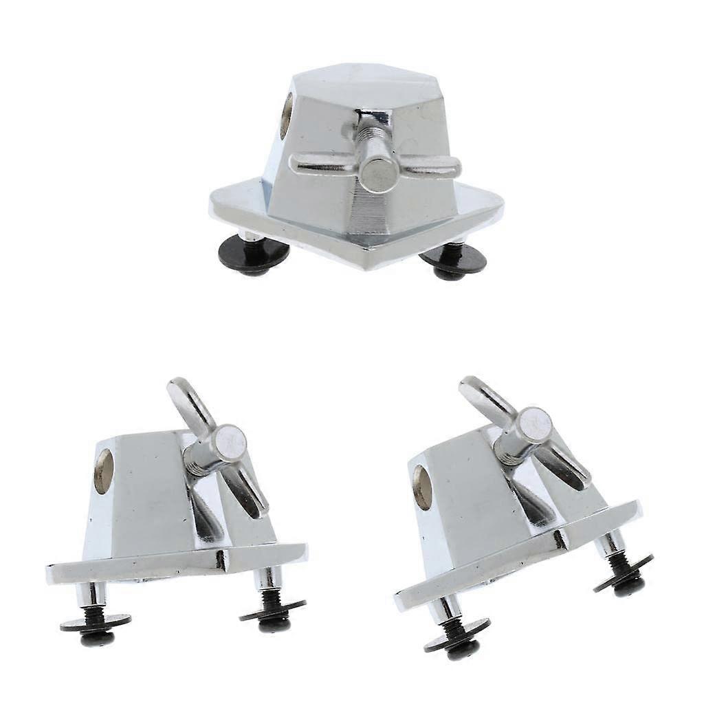 3pcs Drum Leg Brackets Durable Alloy Floor Tom Mount Set Stable Support Easy Installation