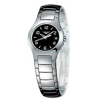 Se Longines op. cab. ac. ac. ng. Cal Quartz analog man Watch med rustfrit stål armbånd L36174566
