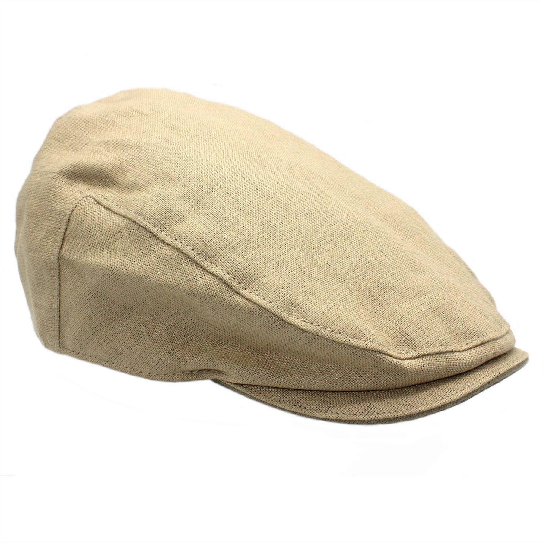 Larne Irish Linen Flat Cap ZH288 Wheat