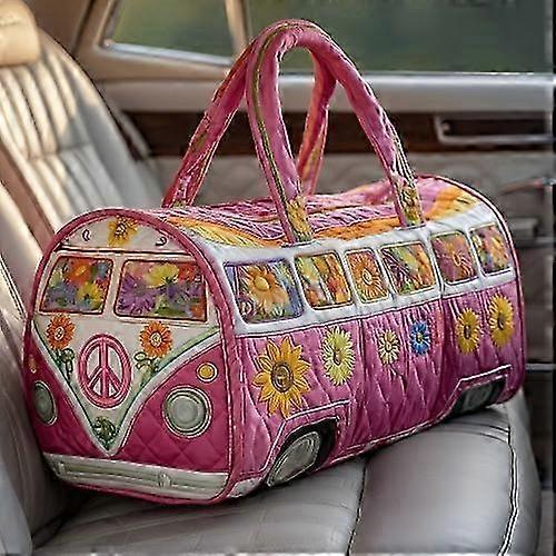 Boho Rainbow 3D Printed Carry-On Bag
