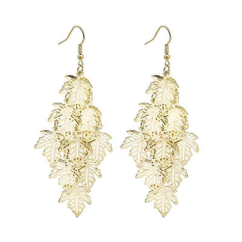 1pair Tassel Ear Pierced Ring-bj