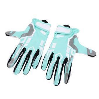 1 Pair of Football Gloves Battle Protective Non Slip Silicone American Sports Professional Tool M