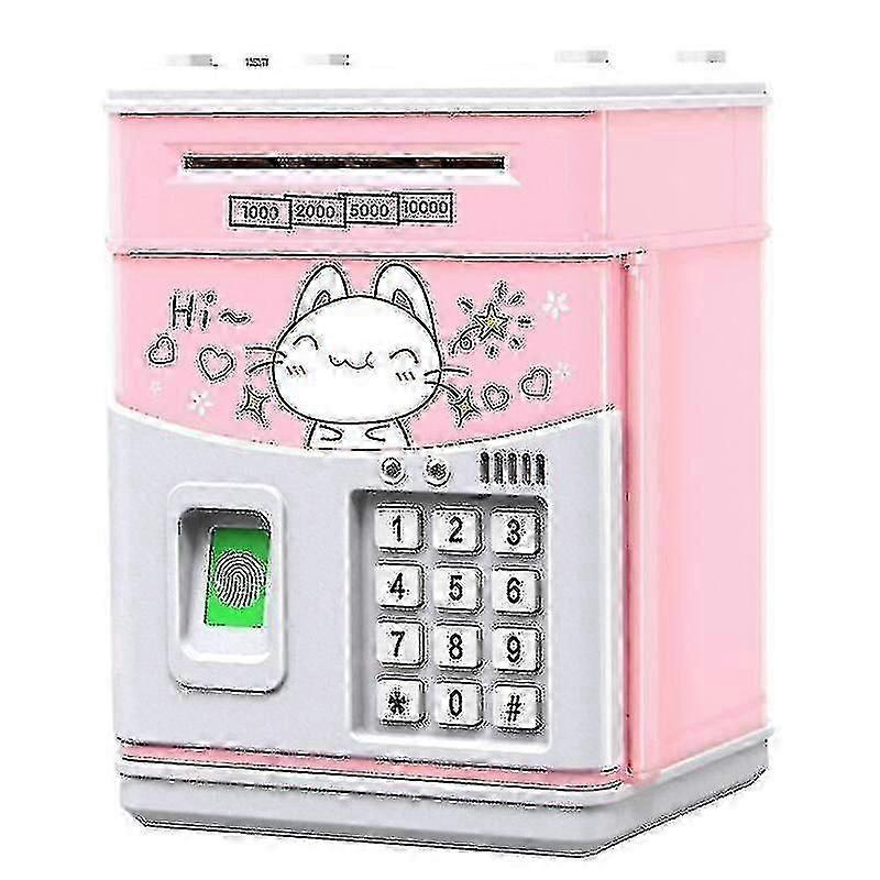 Secure Code-Entry Cat Piggy Bank