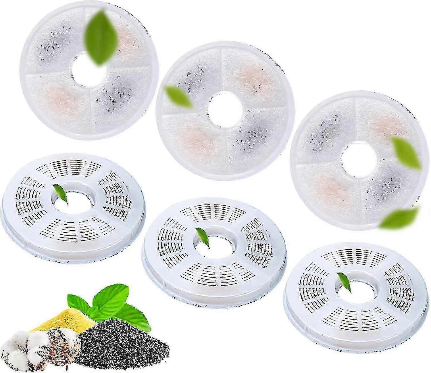 Catit fountain filter replacement - 6/8 pack water filters compatible with pet drinking systems