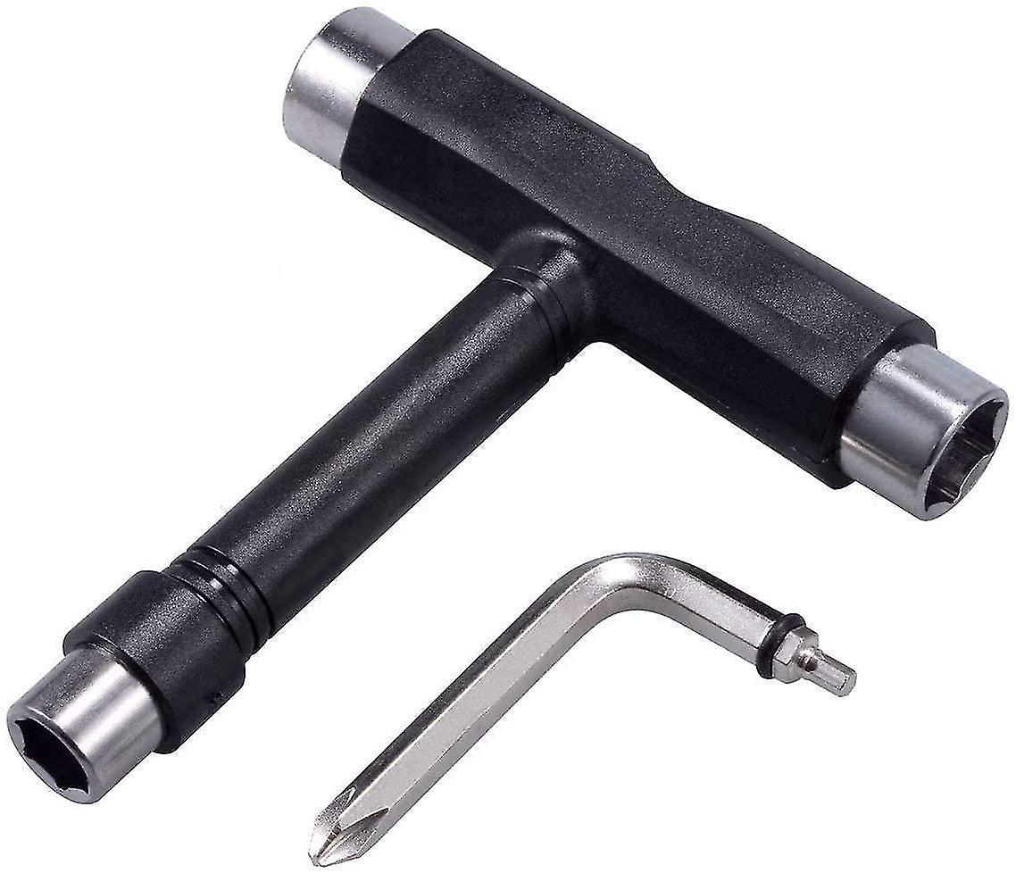 T-shape Portable Multifunction Skateboard Tools With T-type Allen Wrench And L-type Phillips Screwdriver