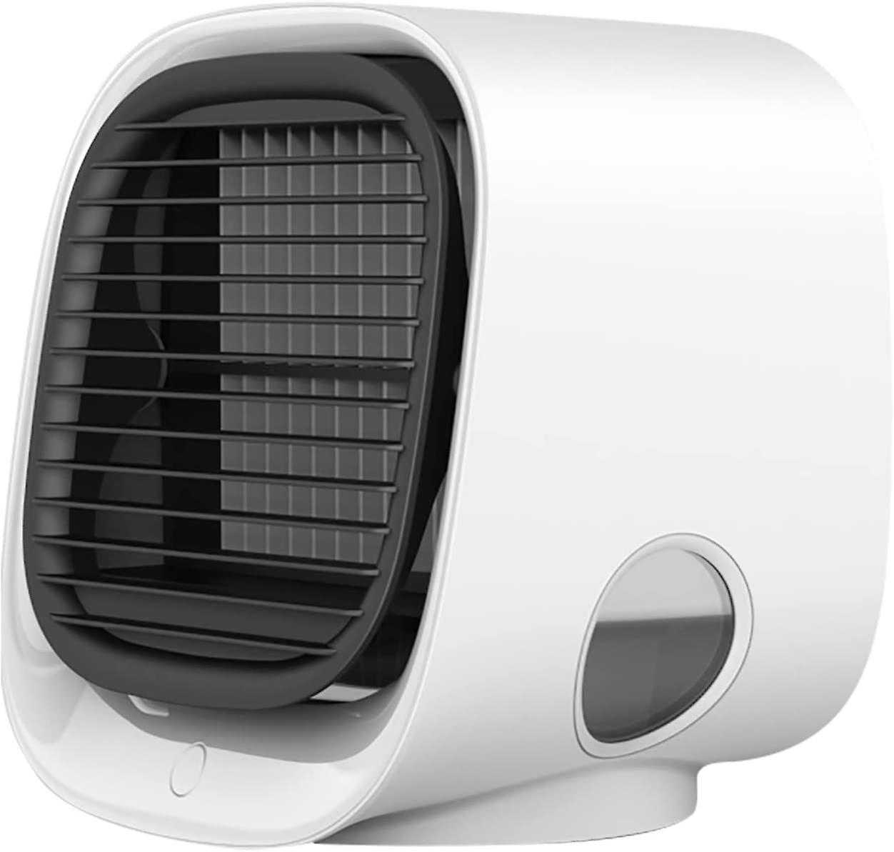 Portable Air Conditioner Fan Evaporative Air Cooler Fan With 3 Speed Mode Desktop Humidifier Air