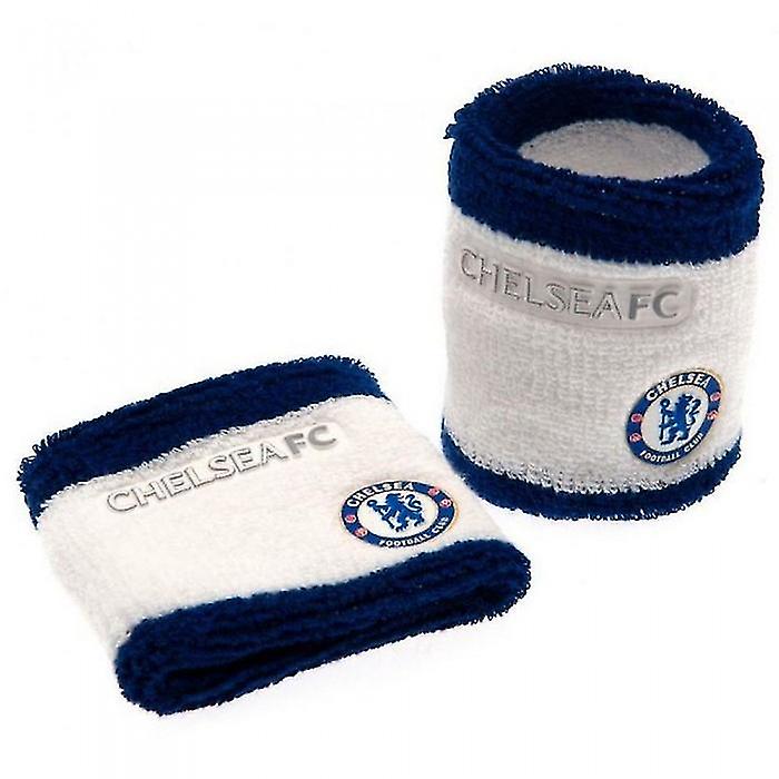 Chelsea FC Crest Cotton Wristband (Pack of 2)