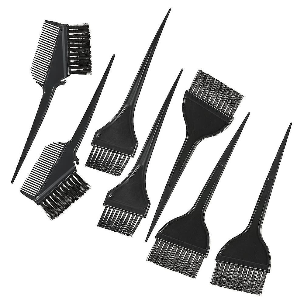 7pcs Coloring Comb Kit Brushes Set Double-sided Tint Tool