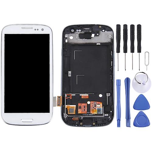 LCD-Display (4,65 Zoll TFT) + Touchpanel mit Rahmen für Galaxy Siii / I9300