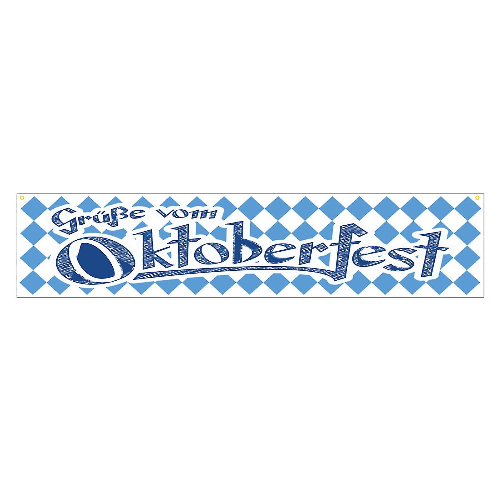 Oktoberfest Festival Banner Colorful Theme Festival Hanging Banner for Home Bar