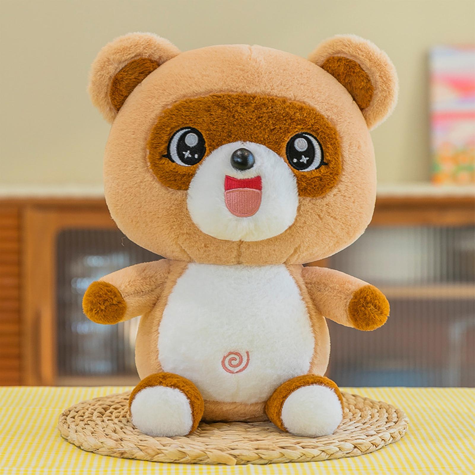 Raccoon Plush Toy Dolls Mini Animal Charactors Suitable For Children Kid Baby