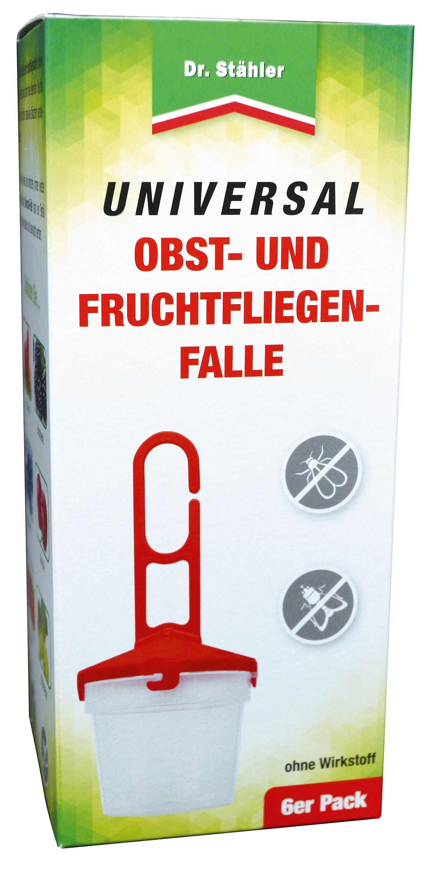 DR. STÄHLER Universal fruit and fruit fly trap, 6 pieces