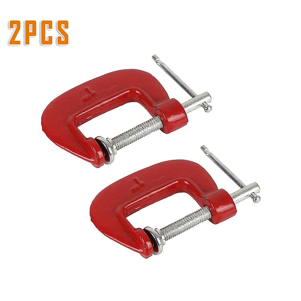 2pcs G Clamp 1\" Woodworking Clamping Device Adjustable Diy Carpentry Gadgets