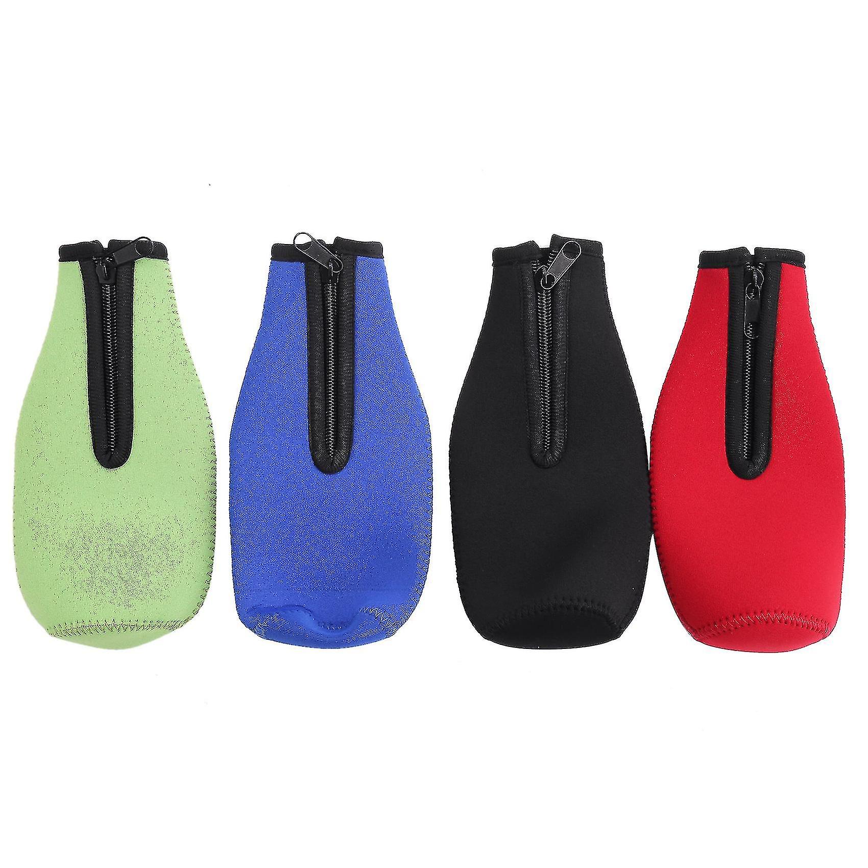 4 Pack Beer Bottle Insulator Sleeve Keep Drink Cold,neoprene Cover