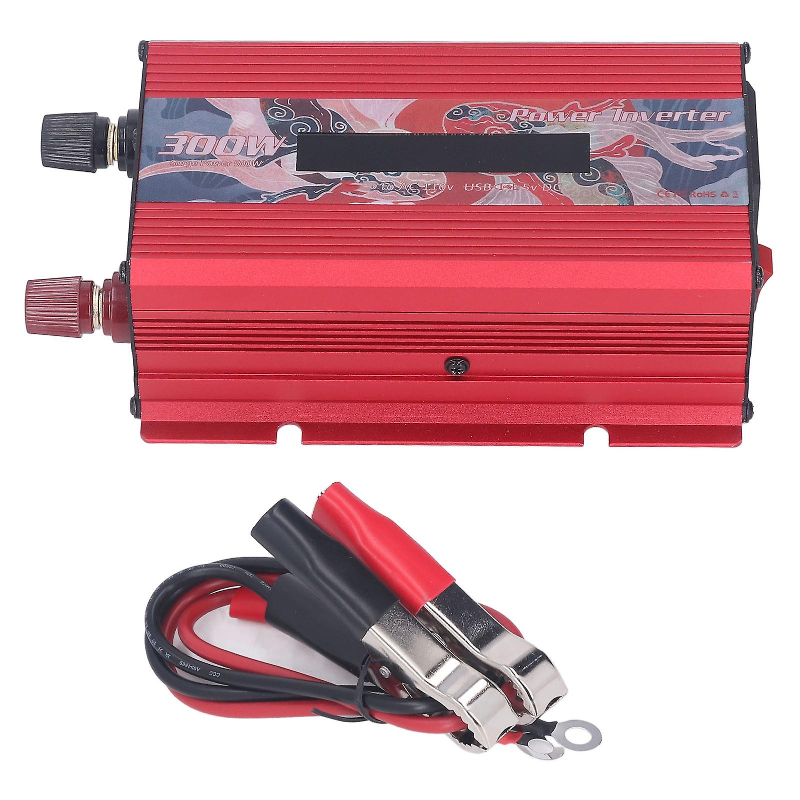 300W Power Inverter DC to AC 110V High Conversion Efficiency LCD Display Fast Cooling Car Power Inverter