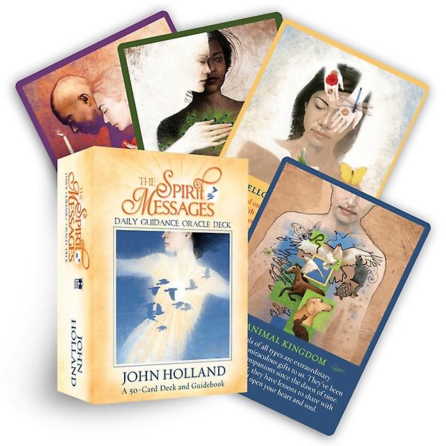 Spirit Messages Daily Guidance Oracle Deck by John Holland Cards Book