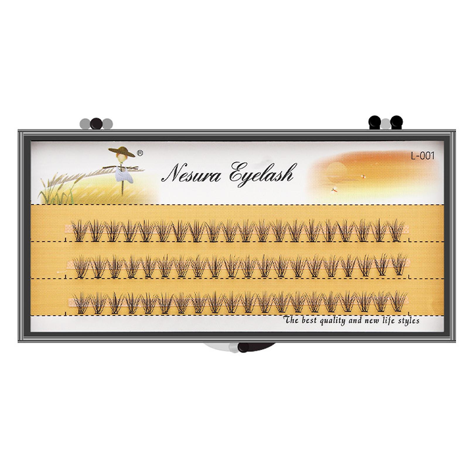 Natural Curling Fake Eyelashes Synthetic Fiber Extension Eyelashes for Women