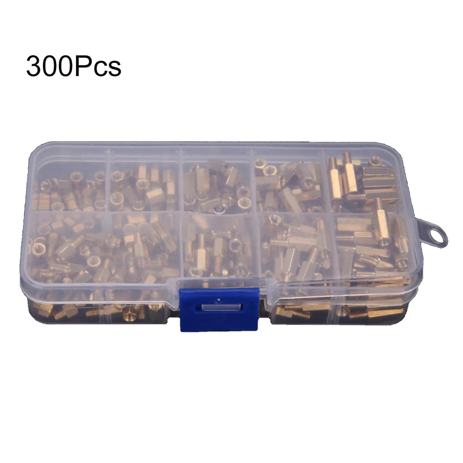 300pcs M3 Hex Column Small Clear Thread 4-12mm Versatile Hex Spacing Pillar For Computers