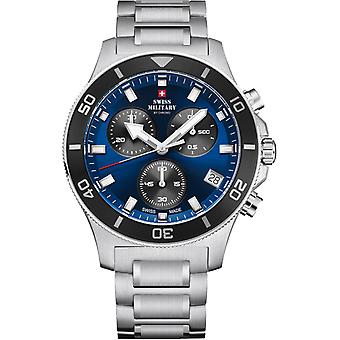Wristwatch round with metal bracelet Men's Watch Analog Quartz with Stainless Steel Bracelet SM34067.11