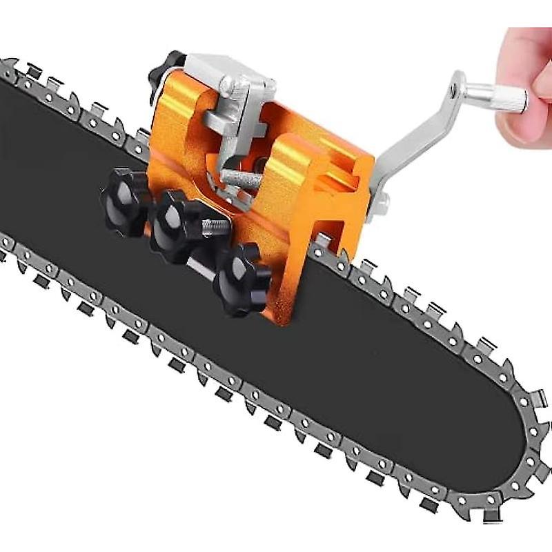 1pc Chainsaw Sharpener Kit  Chainsaw Chain Sharpening Jig  Suitable For All Kinds Of Chain Saws And Electric Saws  For Lumberjack  Garden Worker