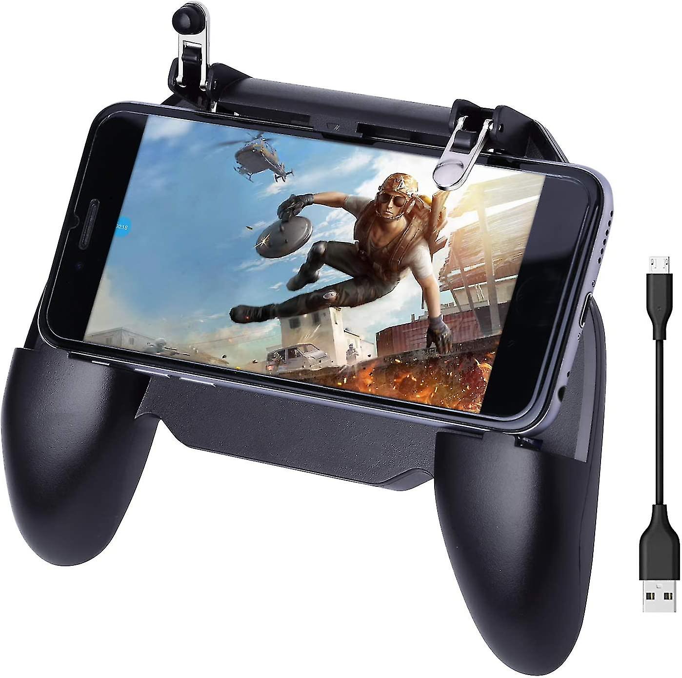 Pubg Mobile Game Controller Gaming Grip, tragbare Gamepad-Trigger mit Telefon-Lüfter und