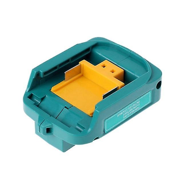 5X Usb Power Charging Adapter Converter For Makita Adp05 Bl1815 Bl1830 Bl1840 Bl1850 1415 14.4-18v Li-ion Battery Blue