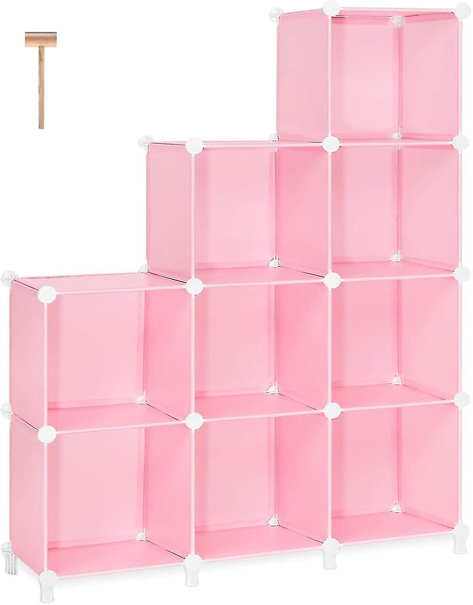 Cube Storage 6-cube Closet Organizer Storage Shelves Cubes Organizer Diy Bookshelf Bookcase Plastic Cube Shelf Clothes Storage Organizer Shelves For B