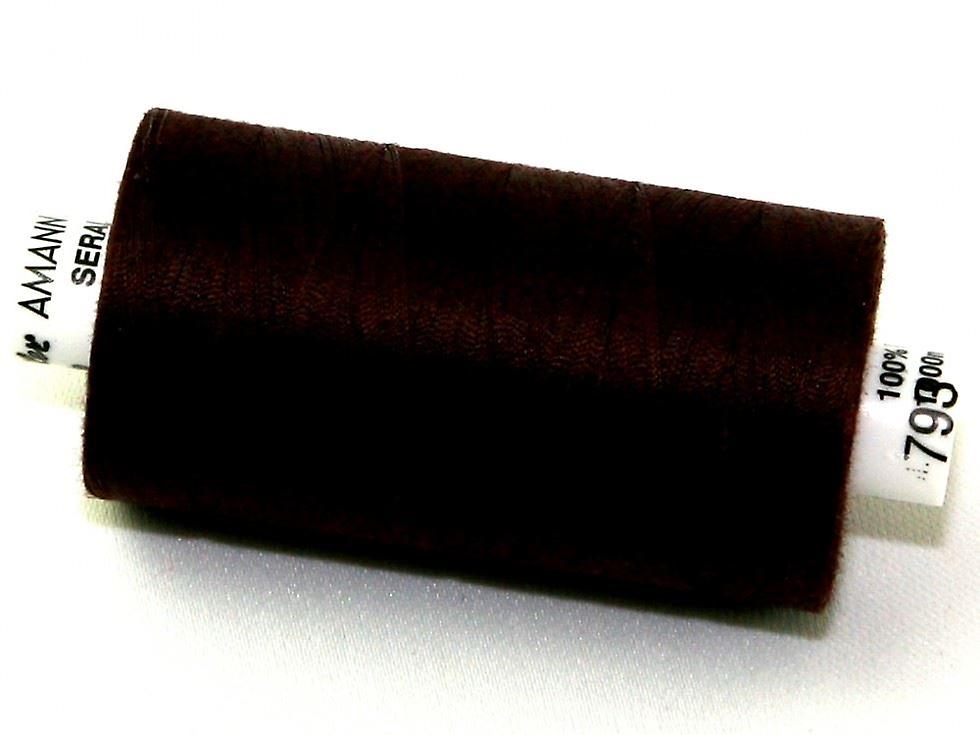 Mettler Seralon 涤纶缝纫线 793 桃花心木 - 1000 米 - 每个