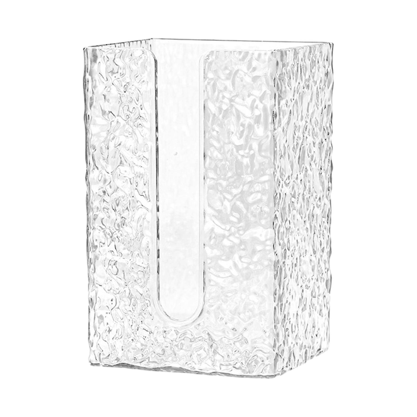 Vev Oppbevaringsboks Ansiktsvev Holder Veske Multipurpose Veggmontert Papirhåndkle Dispenser Vevsboks For Kjøkken Hjemme Skrivebord