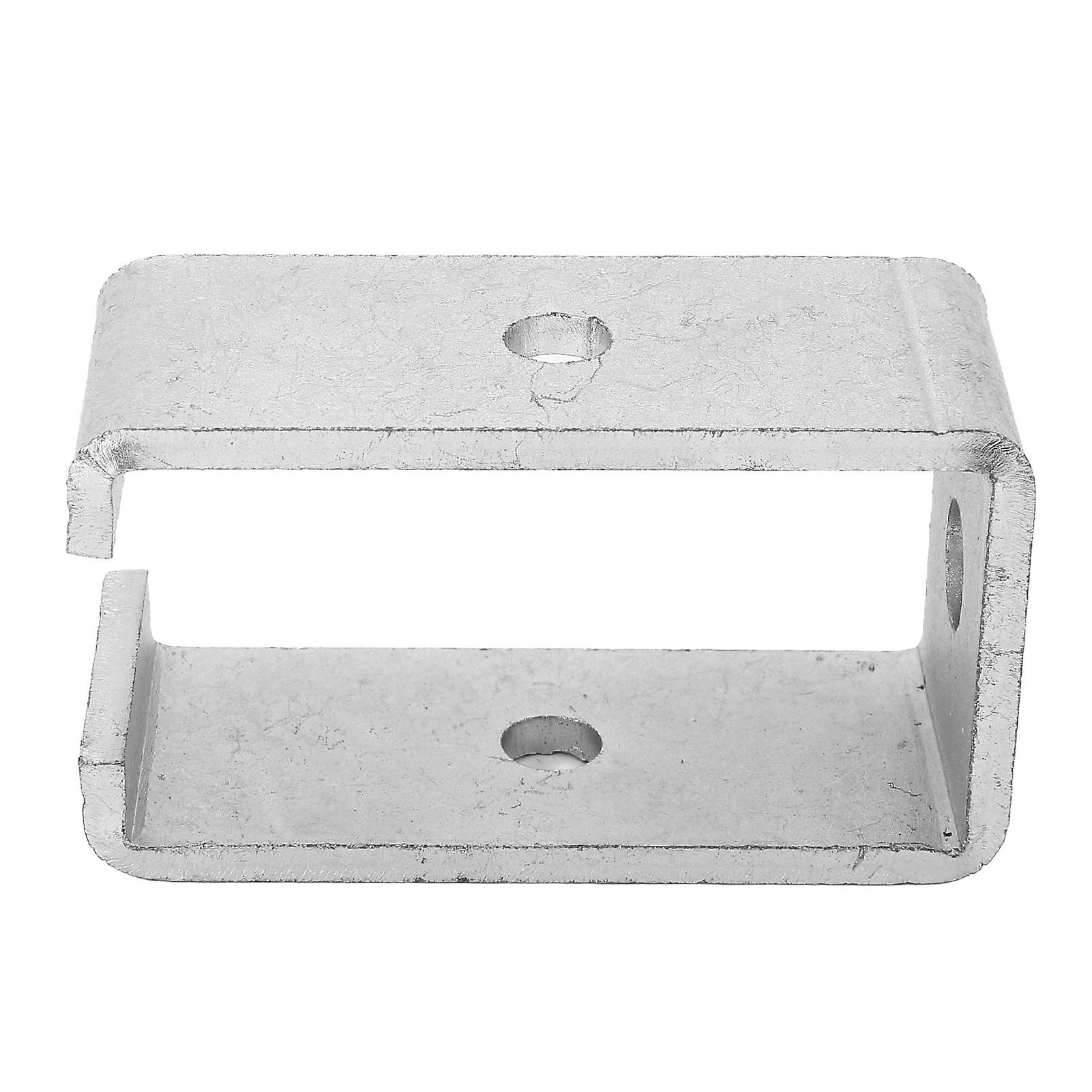 Silver Channel Trolley Track Hanger Bracket Heavy Duty Track Intermediate Hanger Bracket Support 