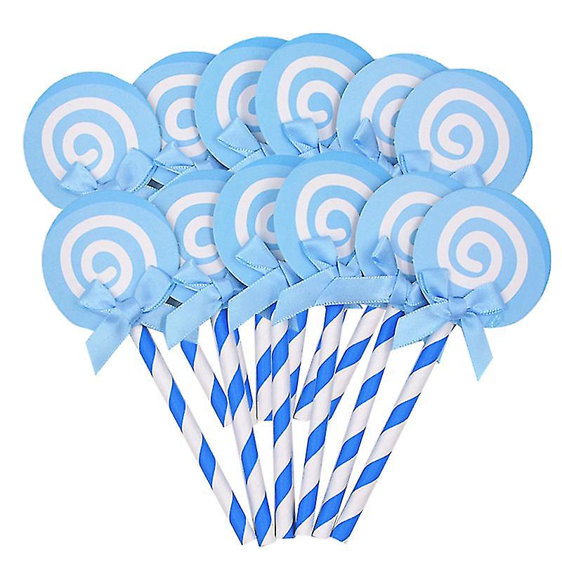 36pcs Lollipop Cake Topper For Birthday Wedding