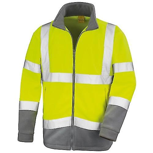 Result Unisex Adult Safeguard Microfleece Hi-Vis Jacket
