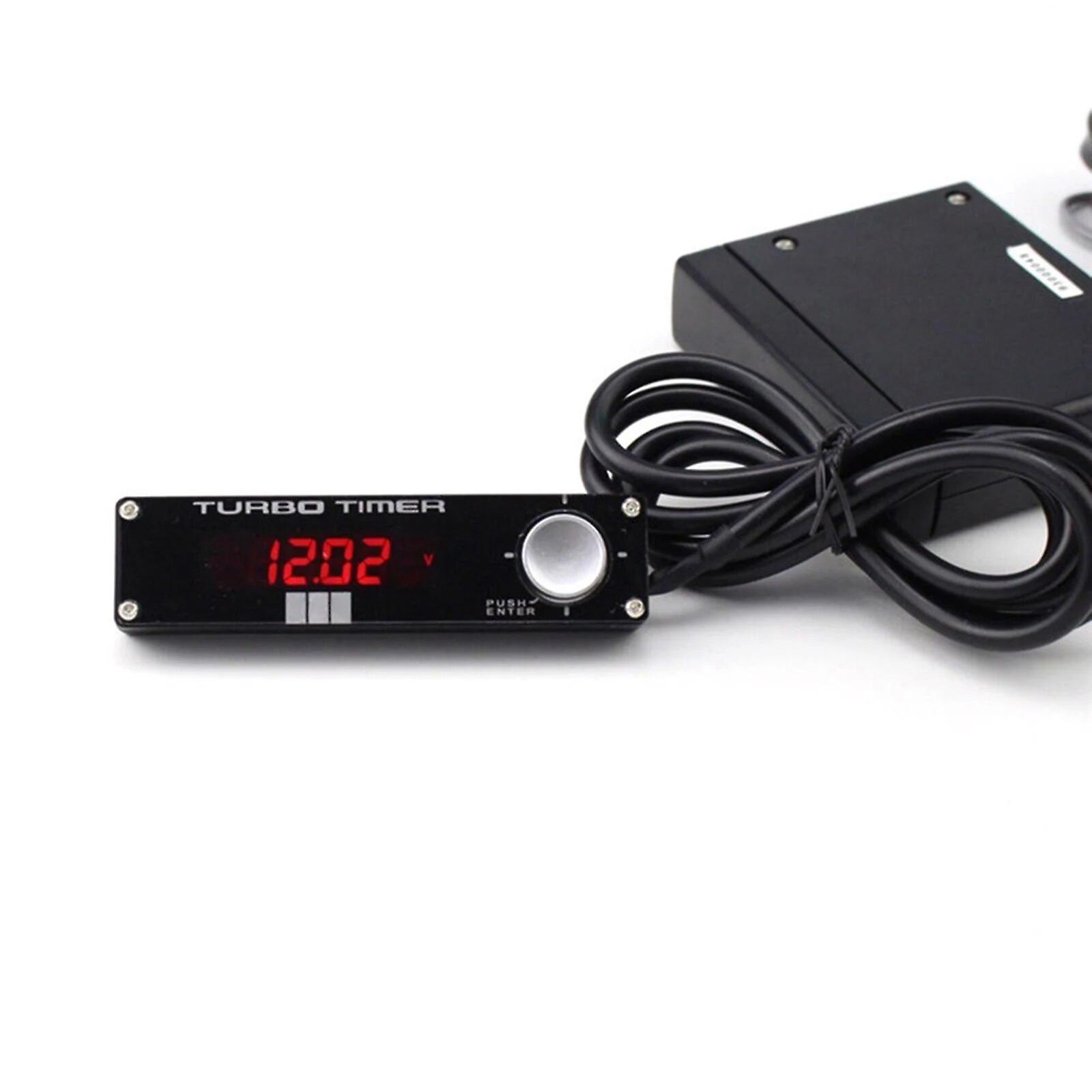 Universal Racing Car Turbo Timer With Red/Blue/ White LED Display Digital Type Timer Easy to Install~29874