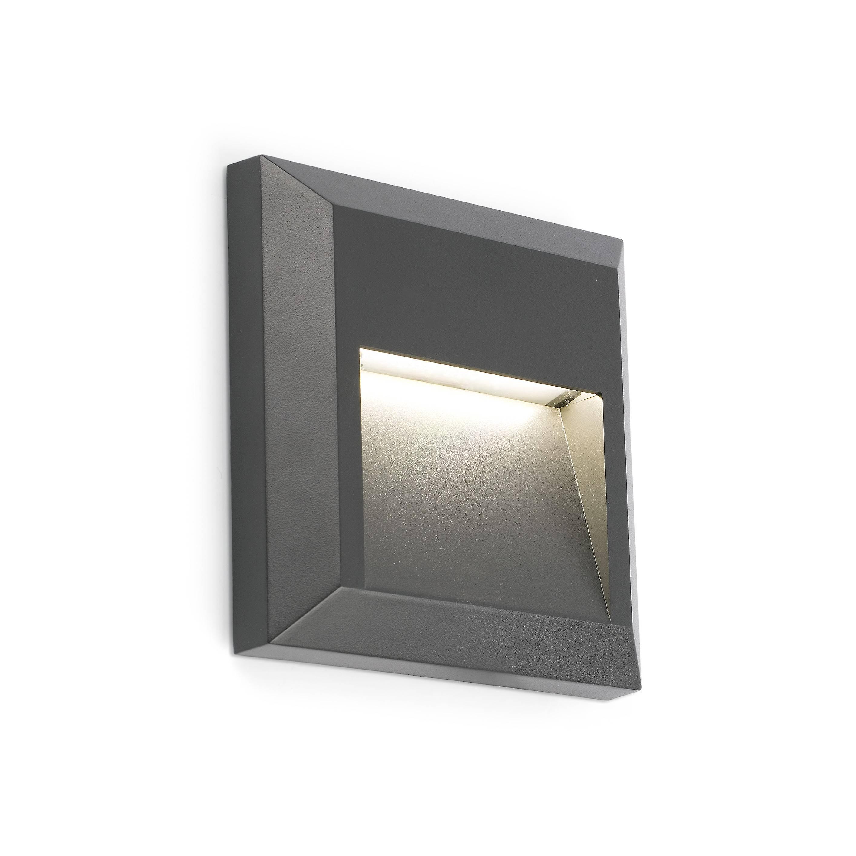 Faro Grant-C - LED Outdoor Wall Light Dark Grey IP65