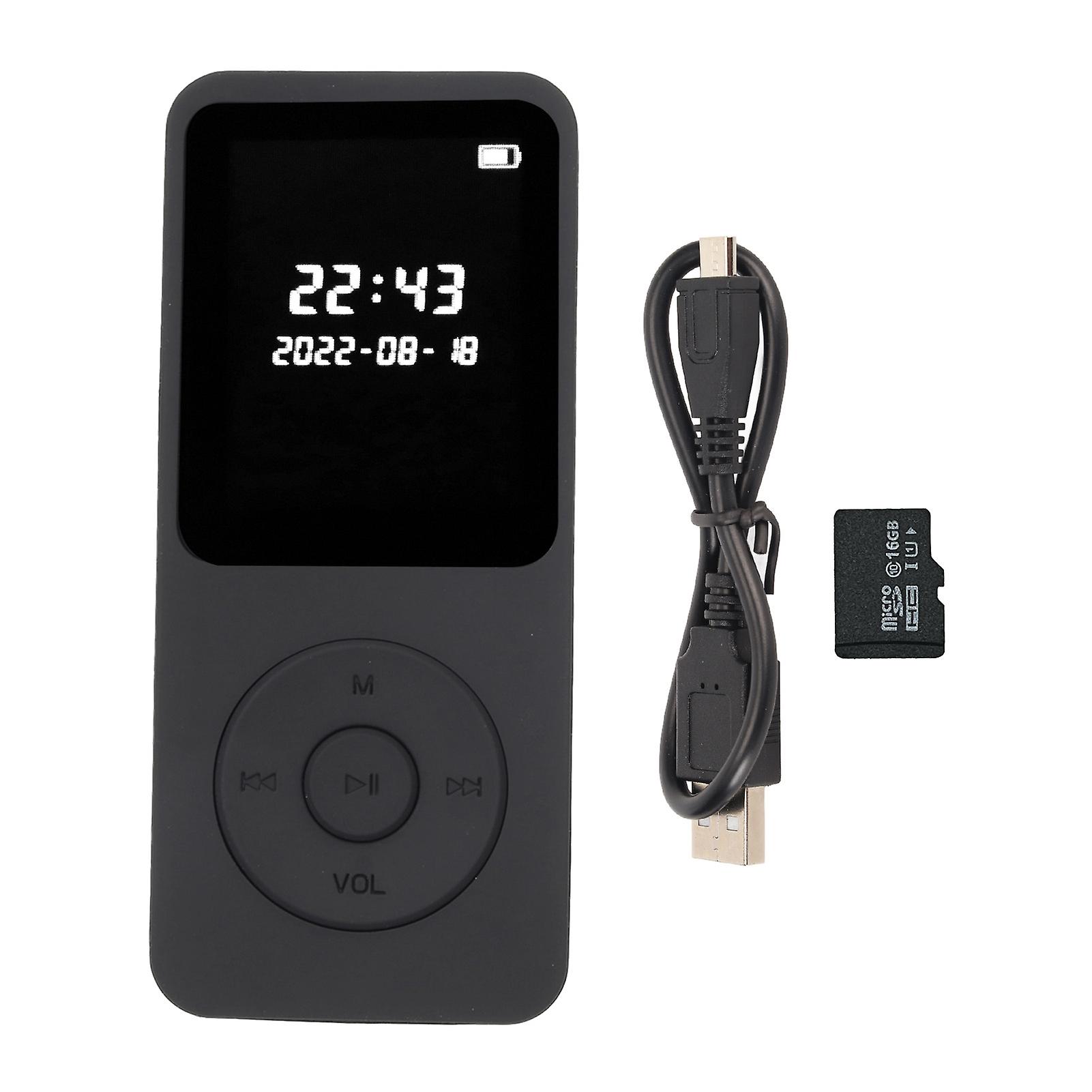 Ultra Thin Bluetooth 5.0 MP3/MP4 Player with 16GB, HD Speakers, 1.77" LCD Screen