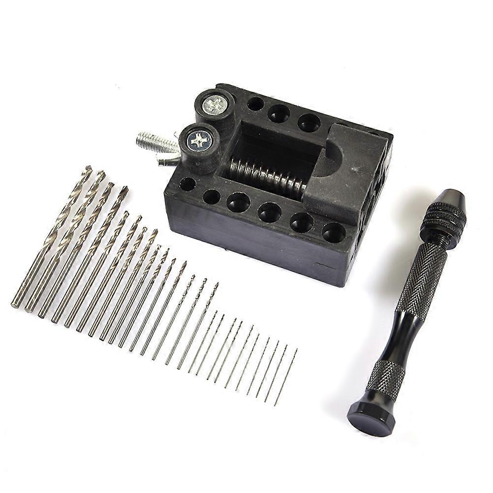 Hand Drill Set Pin Vise With Mini Twist Drill Bits For DIYJewelry Making Multipurpose Rotary Tool