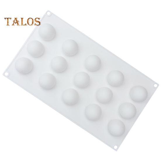 Truffle Mold Round Low Temperature Resistant Easy to Release Useful 15 Cavities Non-stick Cake Mold Kitchen Tools