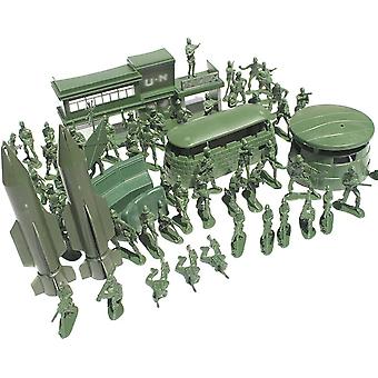 56 Pieces Army Action Figures Set, Military Play Set with Soldier
