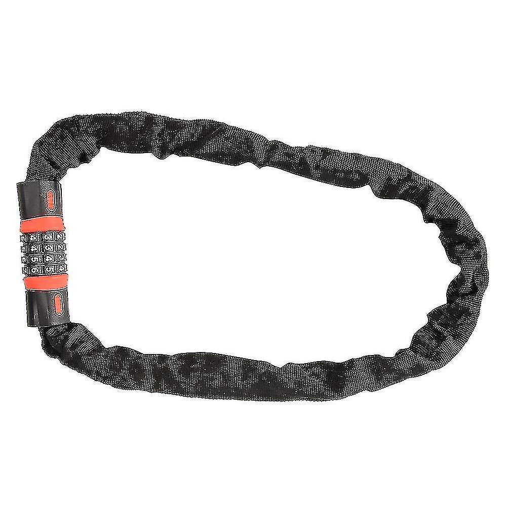 Bicycle safety lock heavy duty 4 digit combination lock anti-theft bicycle steel chain lock