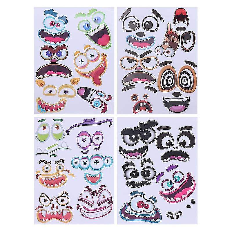 2set Halloween Pumpkin Craft Sticker For Halloween Decorations