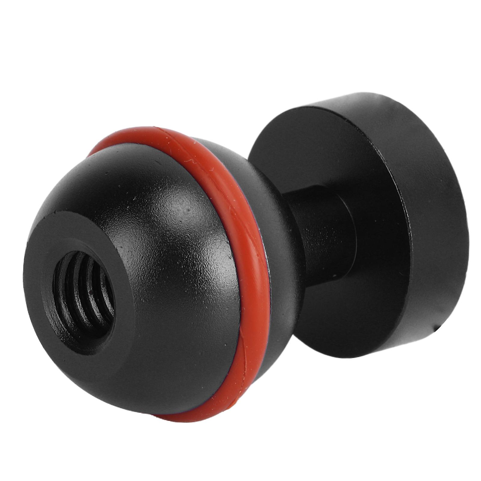Diving Light Ball Head Aluminum Alloy Black Durable Lightweight