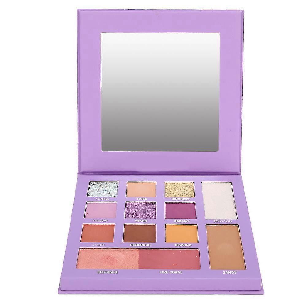 13 Colors Lasting Eyeshadow Matte Pearlescent Eyeshadow Blush High Gloss Cosmetic Tool